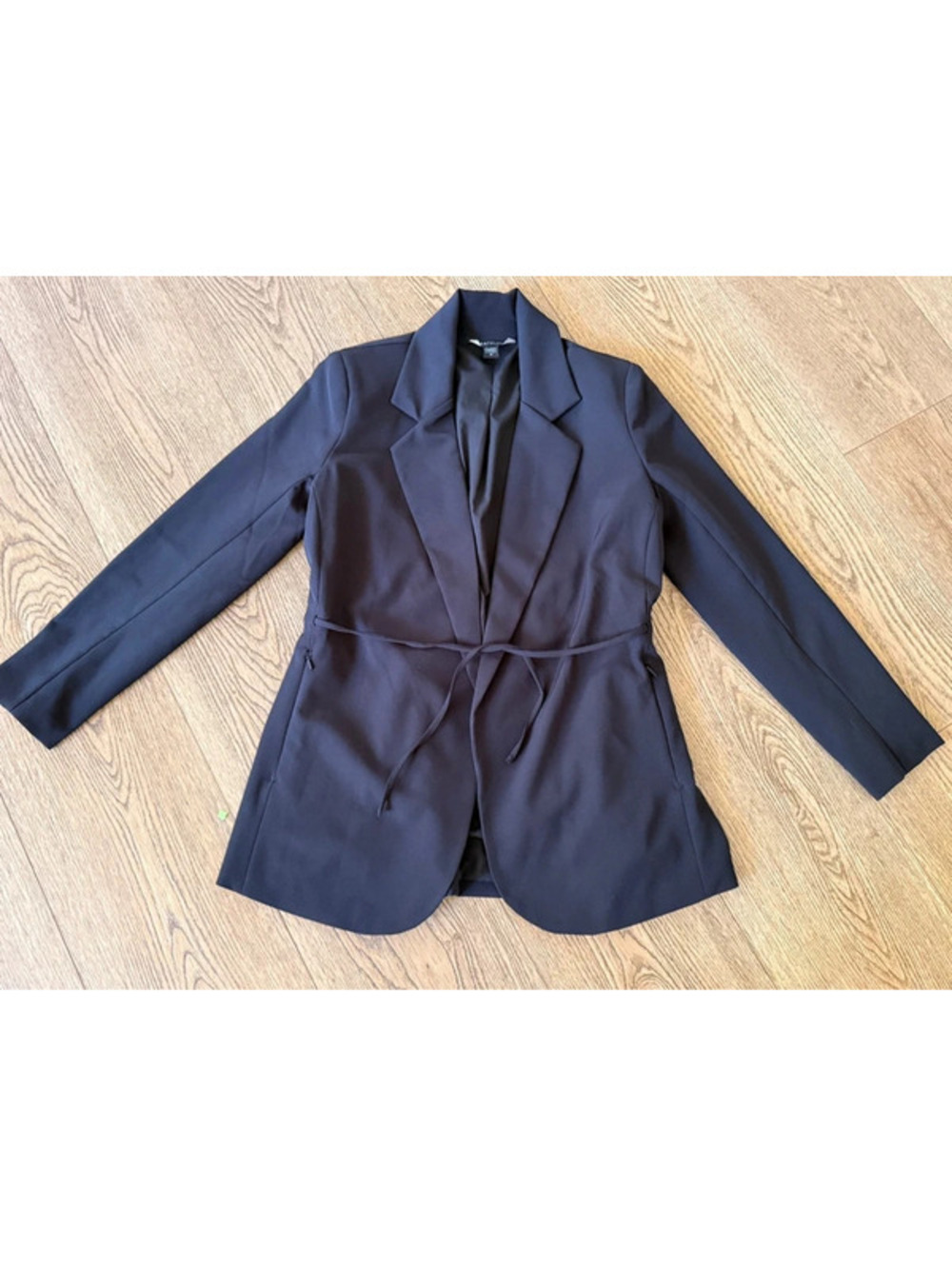 Athleta Primatwill Blazer Black Stretch Cinch Waist Women's Size 10